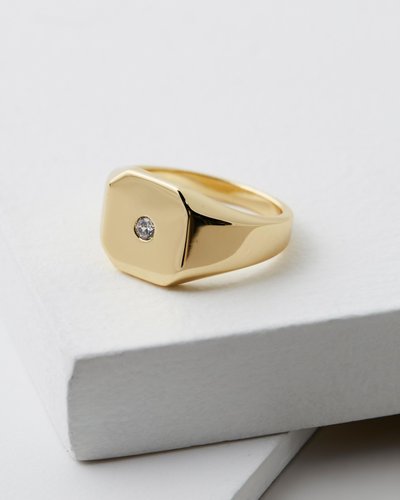 Gold Plated Silver Bounty Ring