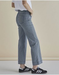Betty Basics - Willow Pinstripe Wide Leg