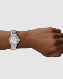 Michael Kors - Sylvia Silver Tone Analogue Watch