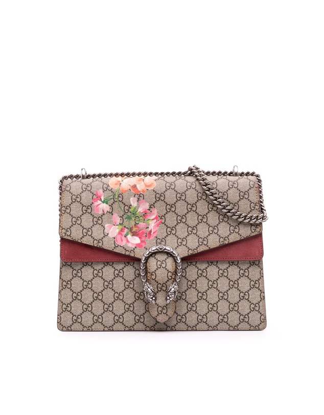 Pre-Loved by Azura Reborn - Pre-Loved Medium GG Supreme Blooms Dionysus Shoulder Bag