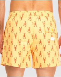 Tolu Australia - Yellow Boardshorts with Lobsters