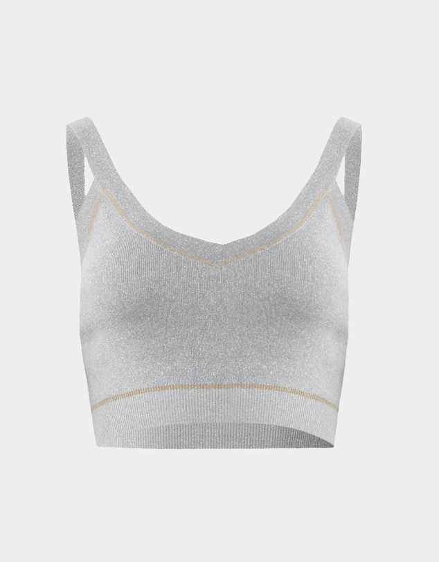 Forcast - Shay Lurex Knit Bra Top