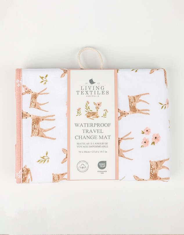 Living Textiles - Travel Change Mat - Sophia Garden