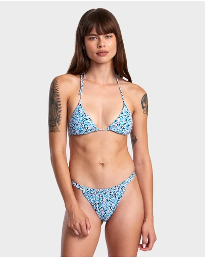 RVCA - Sprinkles Halter Triangle Bikini Top