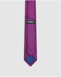 Oxford - Milton Spot 7Cm Floral Tie