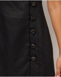 AERE - Sian Linen Mini Dress