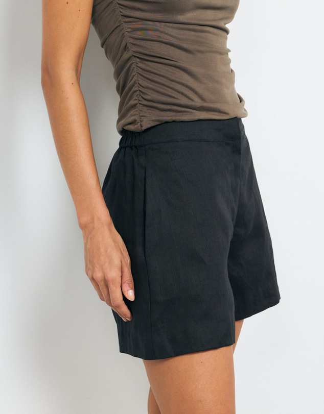 AERE - Tailored Linen Shorts