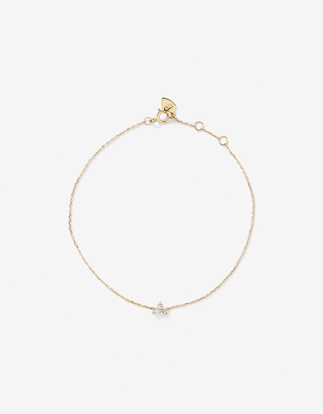 Michael Hill - Bracelet With 0.08 Carat TW Diamonds in 10kt Yellow Gold