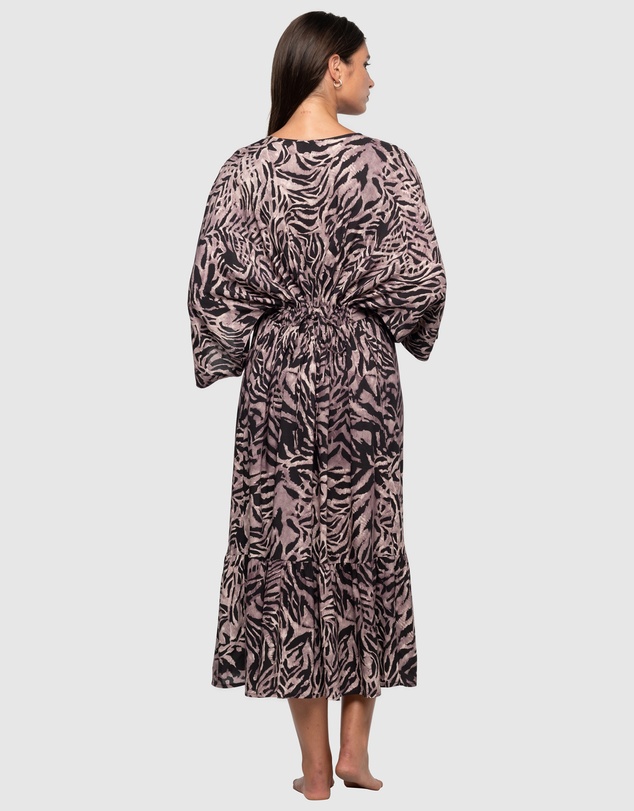 Nip Tuck Swim - Tuamotu Corrimal One Size Maxi Dress