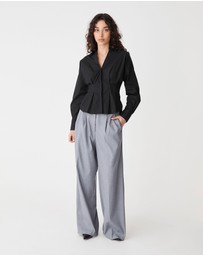 Forcast - Billie Pleat Waist Shirt