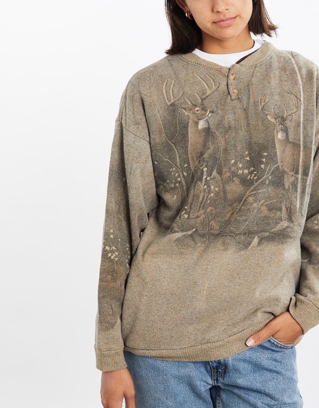 Vintage by The Real Deal - Pre Loved - Vintage 90s Dear Wildlife Sweatshirt