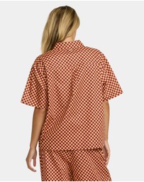 RVCA - Womens Devon Short Sleeve Shirt