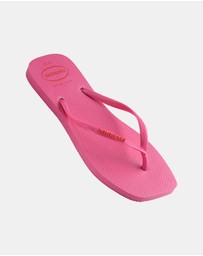 Havaianas - Slim Square Logo Pop Up - Women's