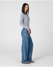 Rusty - Flip Mommy Low Rise Baggy Jean