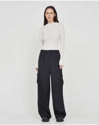 FRIEND of AUDREY - Finn Ribbed Knit Top