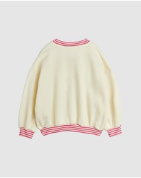Mini Rodini - Table Tennis SP Striped Rib Sweatshirt - Babies-Teens