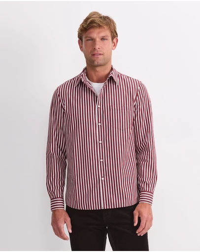 Sportscraft - Ryan Stripe Long Sleeve Shirt