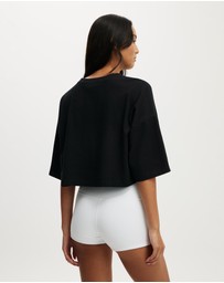 Cotton On Body Active - Active Mesh Cropped Graphic Tee