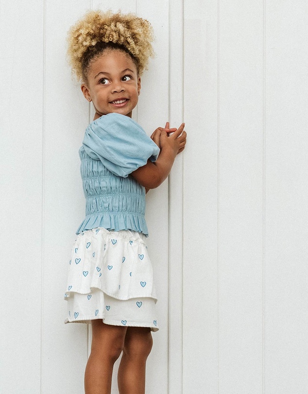 Fox & Finch - Piccolina Hearts Skirt - Kids