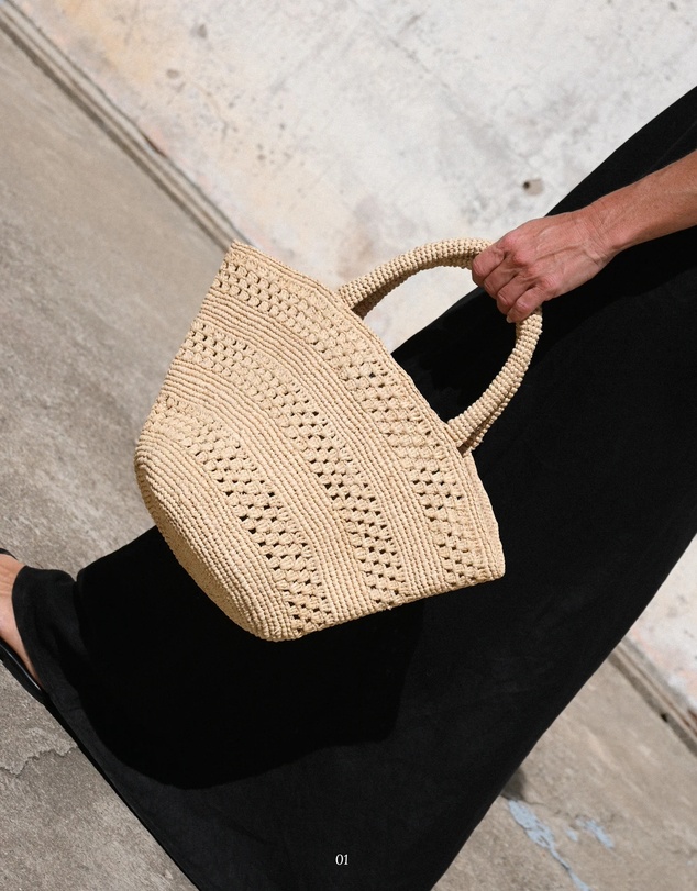 Mimmi Terra - Raffia Penne Bag