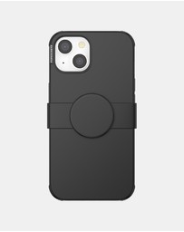 PopSockets - POPCASE iPhone 14 (also fits iPh13) Protective Phone Case & Phone Grip Holder