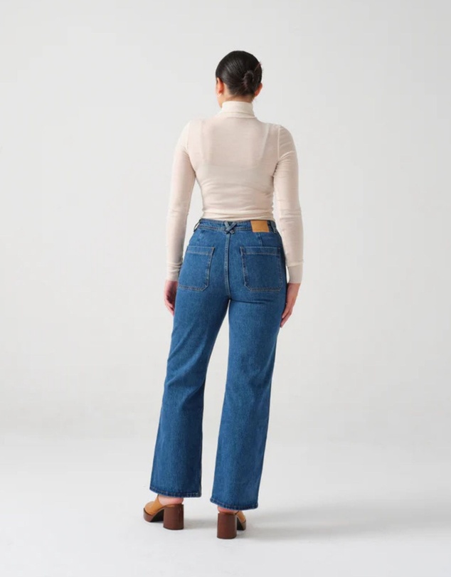 Seventy + Mochi Denim - Patch Pocket Mabel Jean
