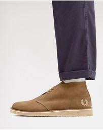 Fred Perry - Hawley Suede Low Cut Boots - Unisex