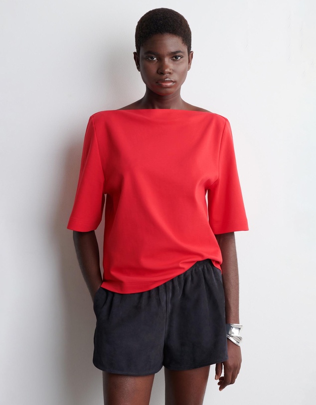 COS - Boat-Neck Cotton T-Shirt