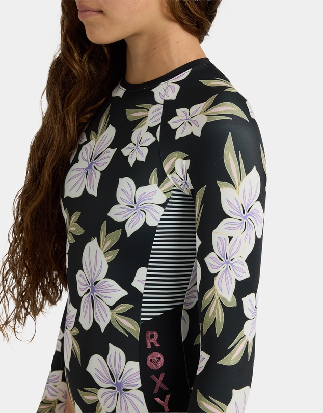 Roxy - Girls 8 to 16 Of The Pacific Long Sleeve One Piece Swimsuit