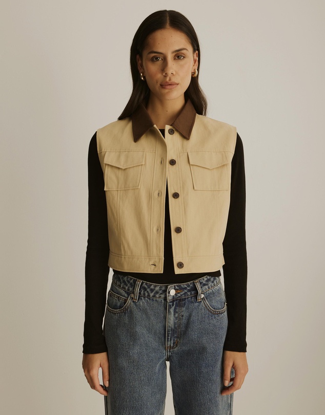 Atmos&Here - Juniper Contrast Collar Shirt