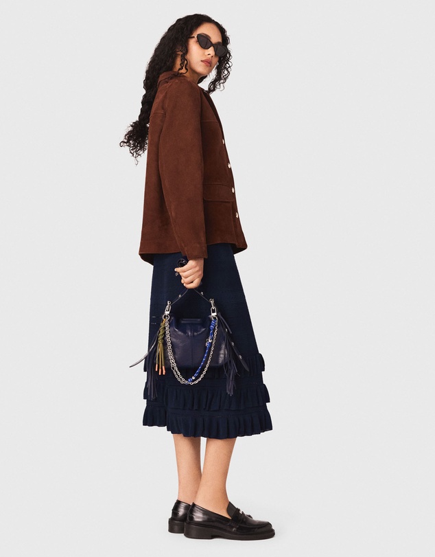 Maje - Vuede Leather Blazer