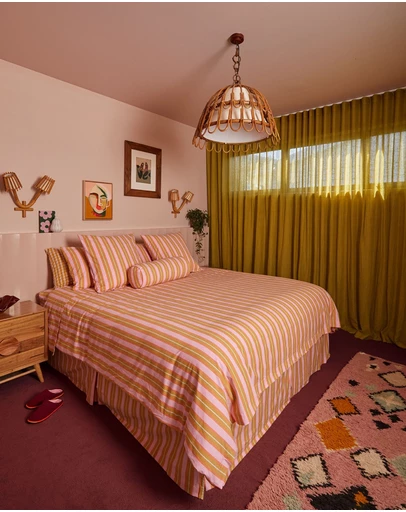 Mosey Me - Sunrise Stripe Quilt Cover