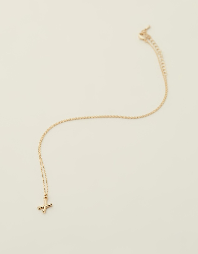 Zahar - Letter X Necklace
