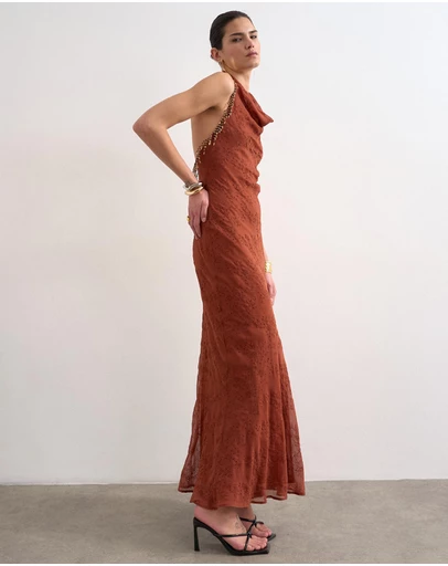 TOPSHOP - Nina Broderie Maxi Dress