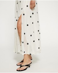 Lover - May Asymmetric Polka Dot Dress