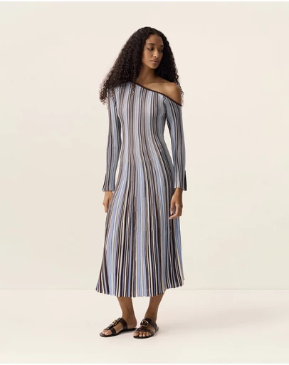 MOS The Label - Selva Knit Off Shoulder Dress