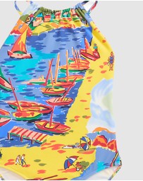 Polo Ralph Lauren - Riviera Print One Piece Swimsuit - ICONIC EXCLUSIVE - Kids-Teens