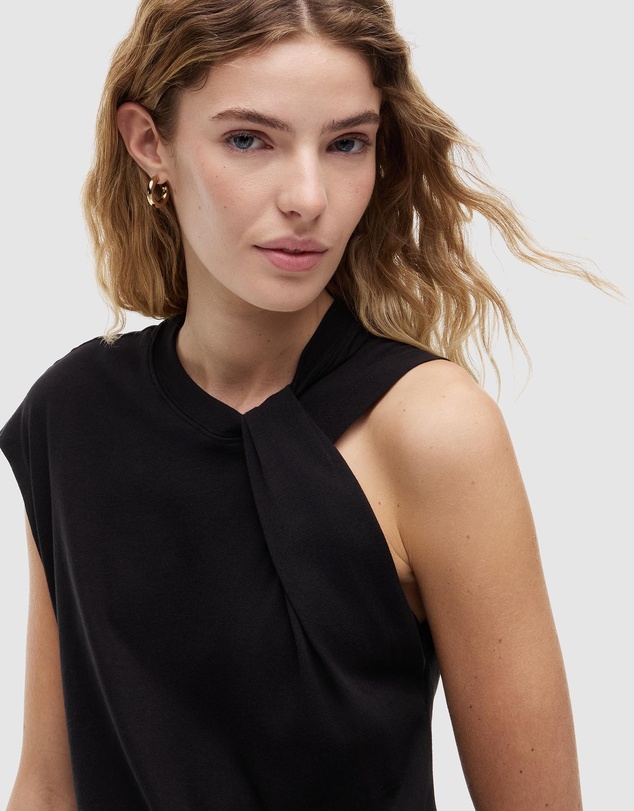 Tommy Hilfiger - Slub Knot No Sleeve Top