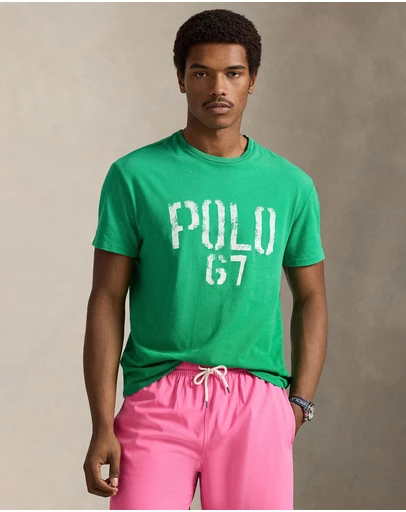Polo Ralph Lauren - ICONIC EXCLUSIVE - Classic Fit Jersey Graphic T-Shirt