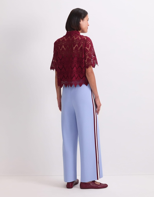 Sportscraft - Ariana Lace Cropped Shirt