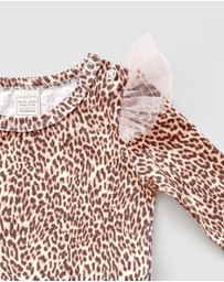 WITH LOVE FOR KIDS - Tulle Flutter Long Sleeve Tutu Onesie - Babies