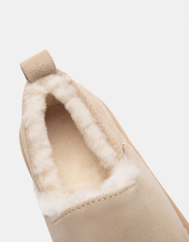 EVERAU - Australian Shepherd Ugg Mireve Cow Suede Upper Loafer Oxfords Flats