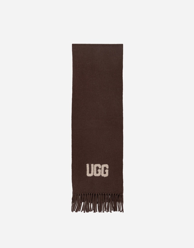 Ozwear Connection Uggs - Ugg Logo Cashmere Aus Wool Woven Scarf