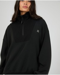 All About Eve - Luxe Active 1/4 Zip Black