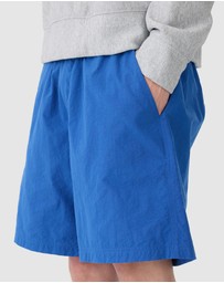 Bassike - Oxford Nylon Pull on Shorts