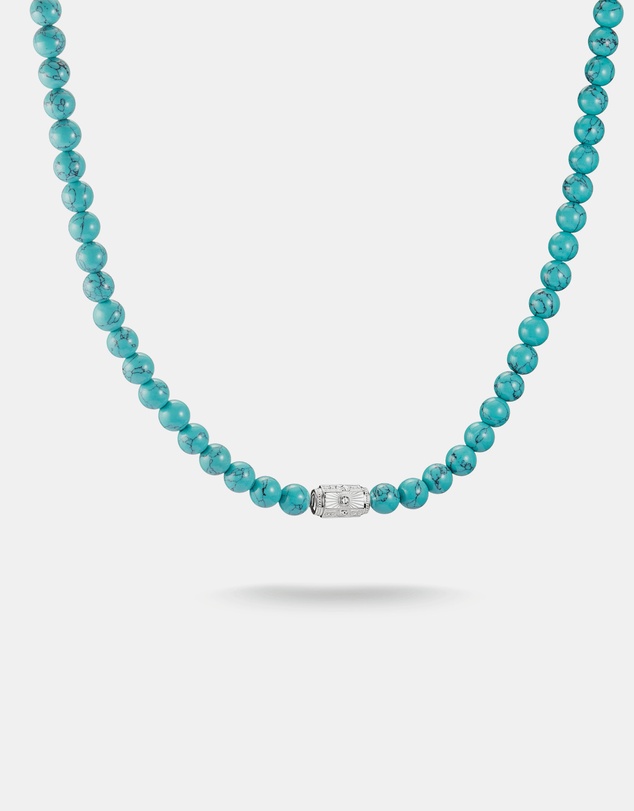 THOMAS SABO - THOMAS SABO Necklace with Imitation Turquoise Beads