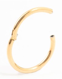 Lovisa - Gold Plated Surgical Steel Fine Clicker Ring 7MM