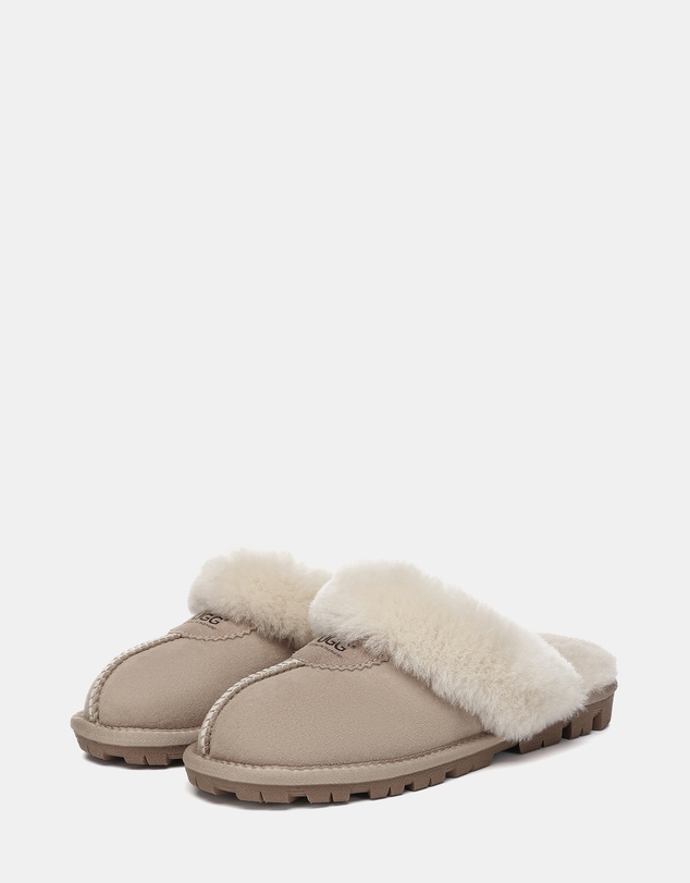 EVERAU - Australian Shepherd Ugg Waffle Slipper Sheepskin Upper House Shoes