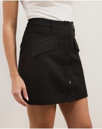 Atmos&Here - Laura Cotton Twill Mini Skirt