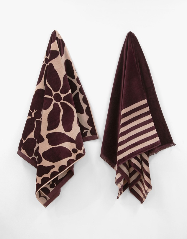 Aura Home - Palma Stripe Australian Cotton Beach Towel